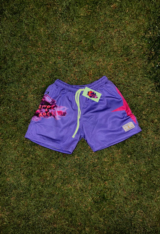 Midnight Purple "Star" Shorts