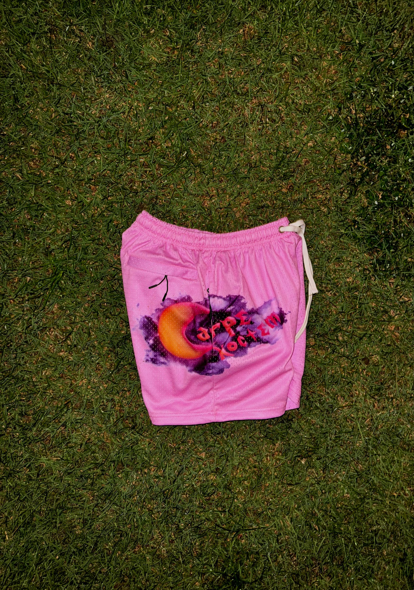 Bubble Gum Pink "Star" Shorts