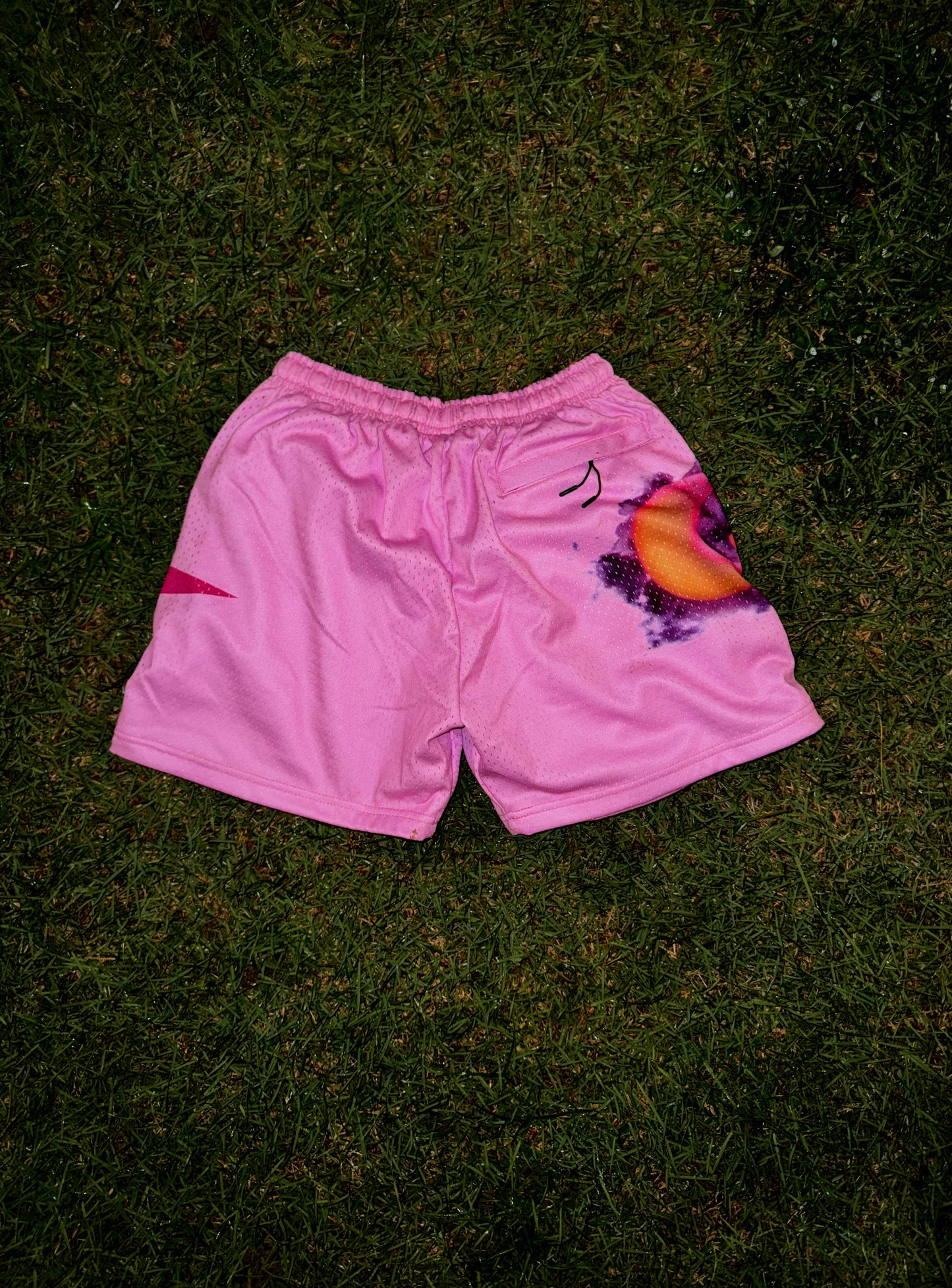 Bubble Gum Pink "Star" Shorts