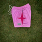 Bubble Gum Pink "Star" Shorts